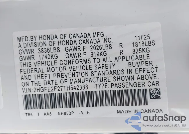 2HGFE2F27TH542388: 44127428