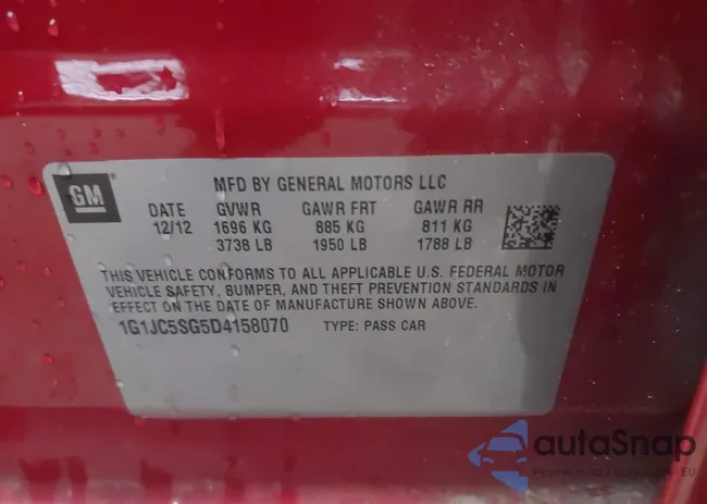 1G1JC5SG5D4158070: 44128551