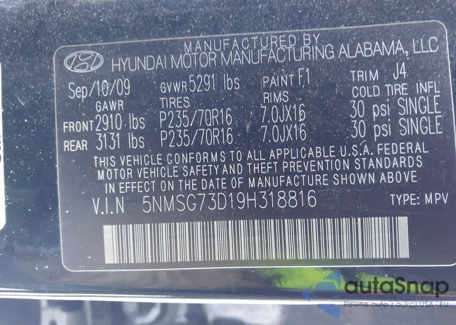 5NMSG73D19H318816: 44128586