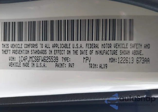 1C4PJMCS6FW625539: 44128675