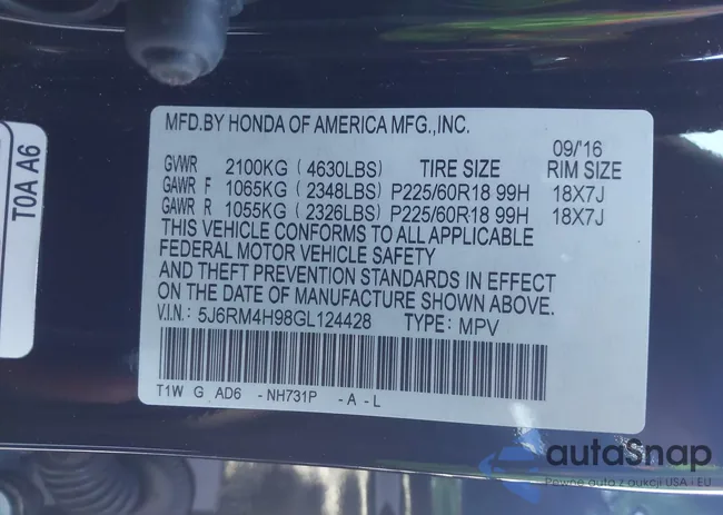 5J6RM4H98GL124428: 44128727