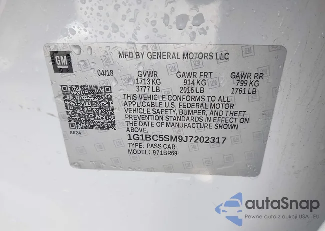 1G1BC5SM9J7202317: 44128805