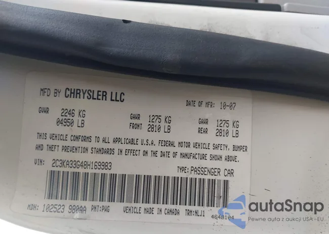 2C3KA33G48H169983: 44128837