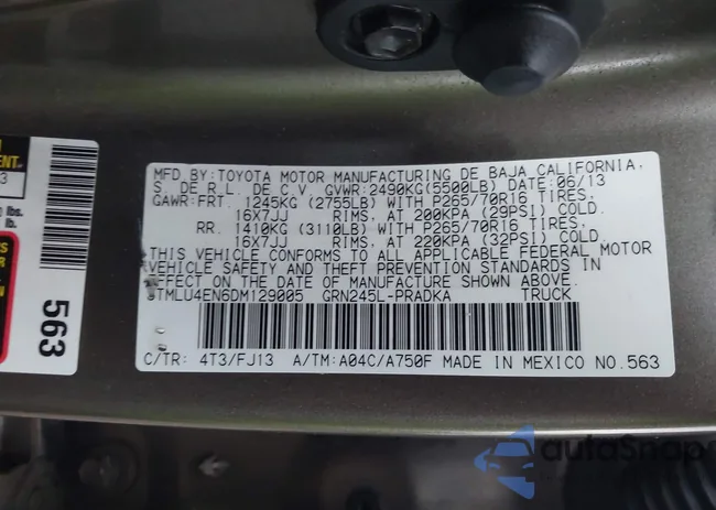 3TMLU4EN6DM129005: 44129026