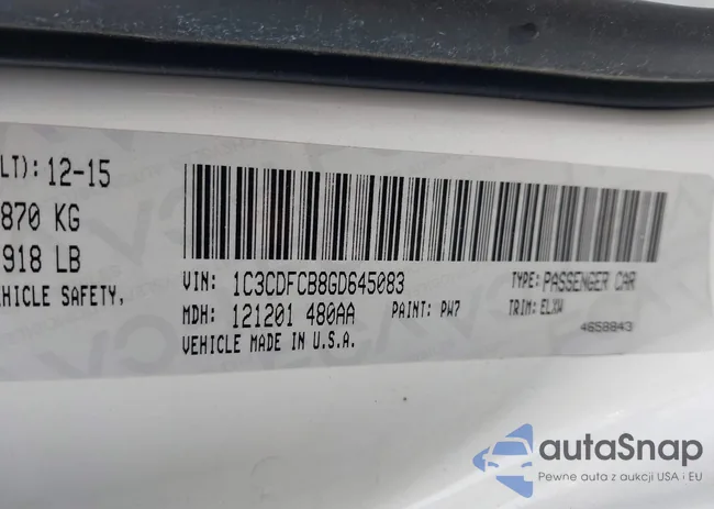 1C3CDFCB8GD645083: 44129052