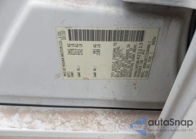 1N4AL2AP1BN425113: 44128132