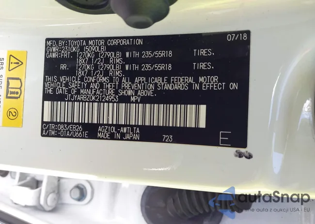 JTJYARBZ0K2124953: 44128161