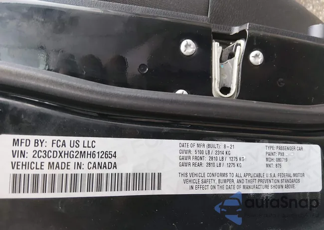 2C3CDXHG2MH612654: 44128261