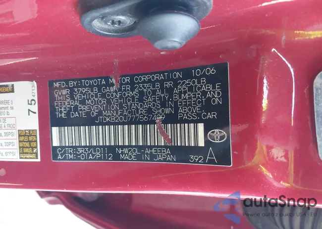 JTDKB20U777567499: 44128416