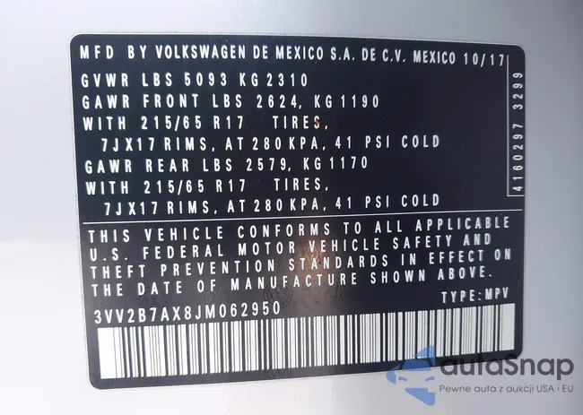 3VV2B7AX8JM062950: 44128490