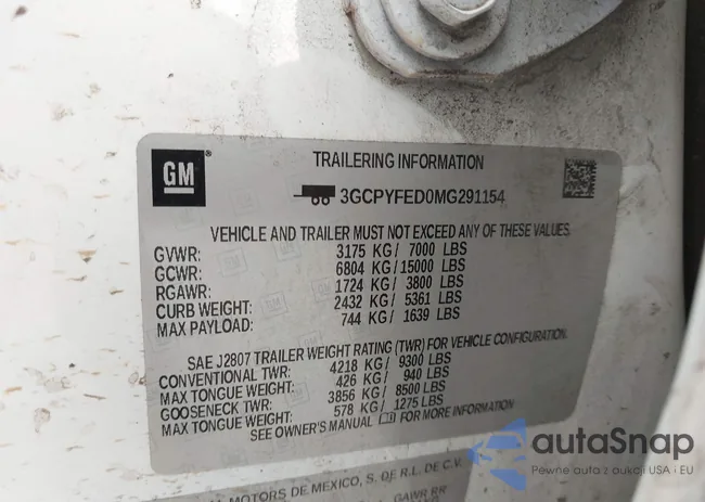 3GCPYFED0MG291154: 44129498