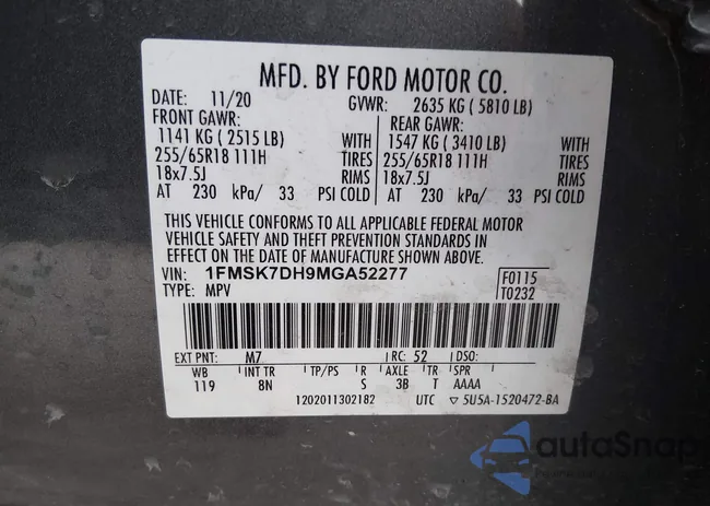 1FMSK7DH9MGA52277: 44129560