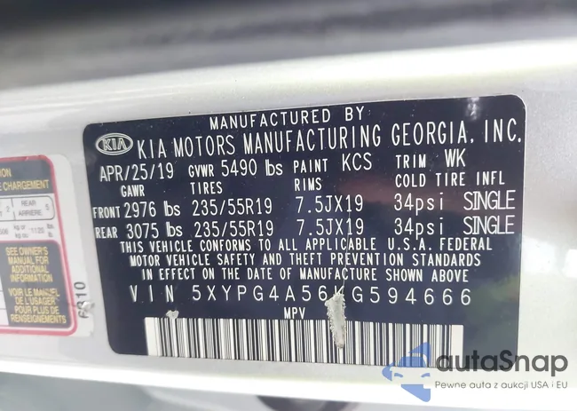 5XYPG4A56KG594666: 44129593