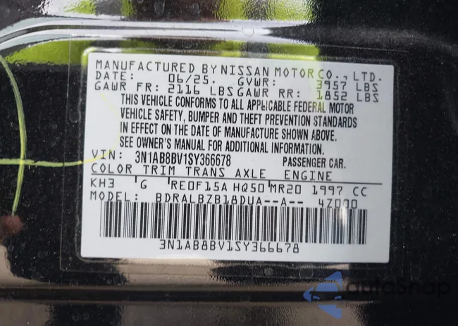 3N1AB8BV1SY366678: 44129625