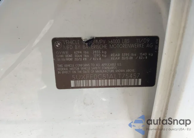 5UXFF0C51ALT75457: 44129669