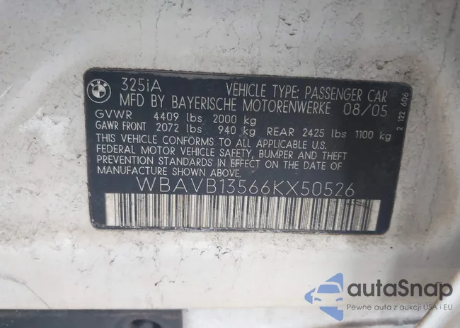 WBAVB13566KX50526: 44129712