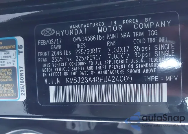 KM8J23A48HU424009: 44129716