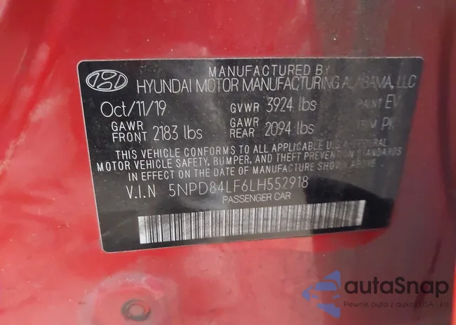 5NPD84LF6LH552918: 44129872