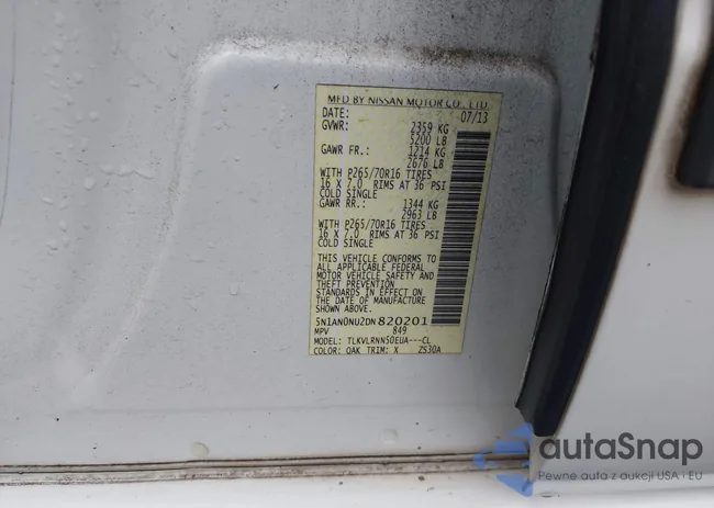 5N1AN0NU2DN820201: 44129905