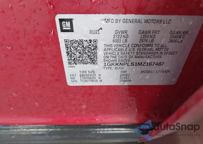 1GKKNPLS1MZ167487: 44129118