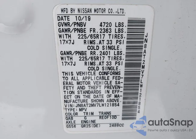 JN8AT2MV7LW121854: 44129348