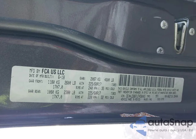 3C4NJDBB7JT458003: 44129398