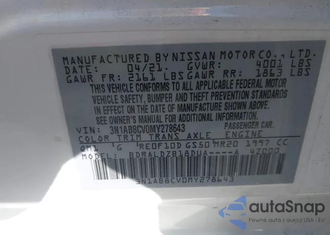 3N1AB8CV0MY278643: 44130581