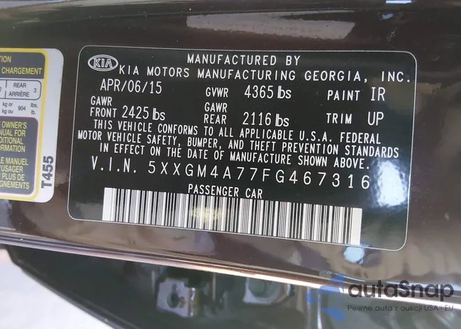 5XXGM4A77FG467316: 44130642