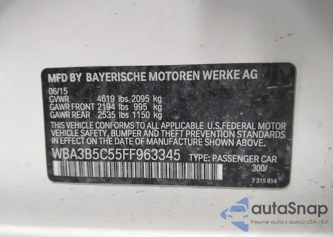 WBA3B5C55FF963345: 44130946