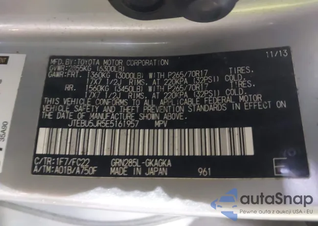 JTEBU5JR5E5161957: 44130100