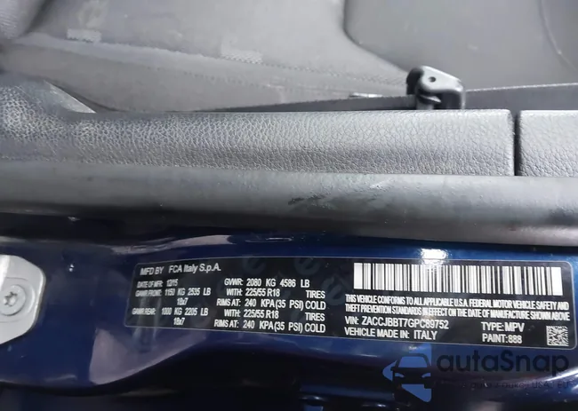 ZACCJBBT7GPC89752: 44130113