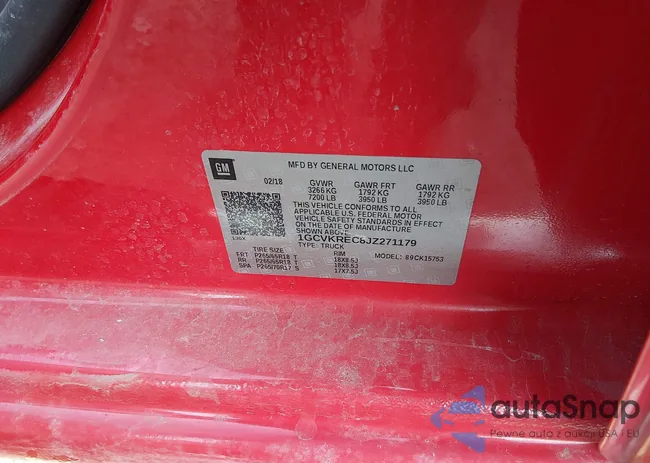 1GCVKREC8JZ271179: 44130195