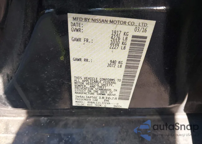 1N4AL3AP5GC183628: 44131475