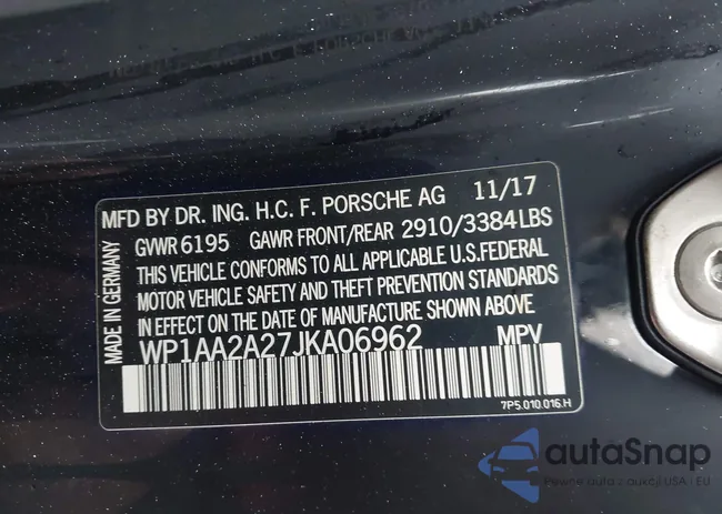 WP1AA2A27JKA06962: 44131561