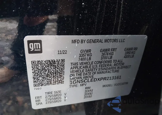 1GNSCLEDXPR213161: 44131680