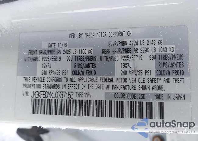 JM3KFBDMXL0737153: 44131758