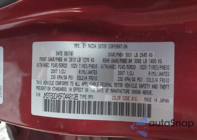 JM3TB2DA5F0448126: 44131787