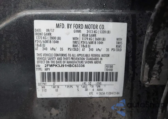 2FMPK3J91HBC63336: 44131922