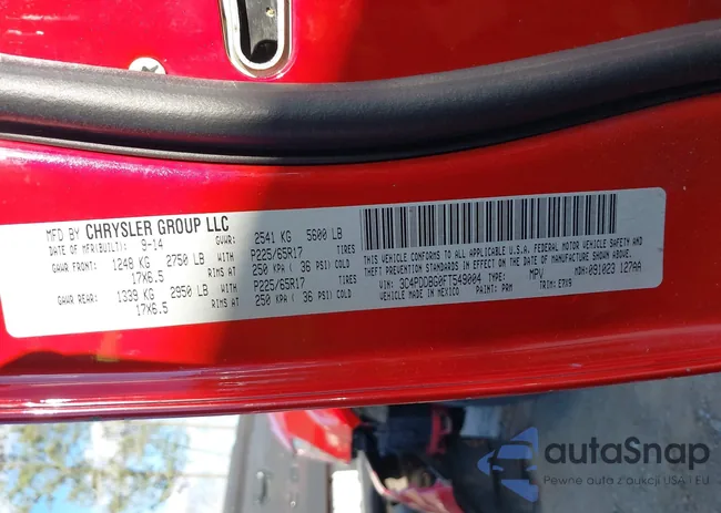 3C4PDDBG0FT549004: 44131925