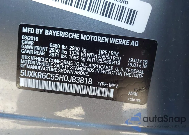 5UXKR6C55H0J83818: 44131998