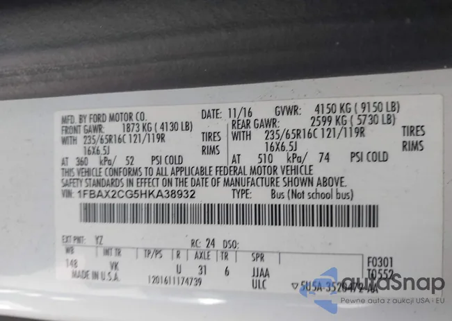 1FBAX2CG5HKA38932: 44132036