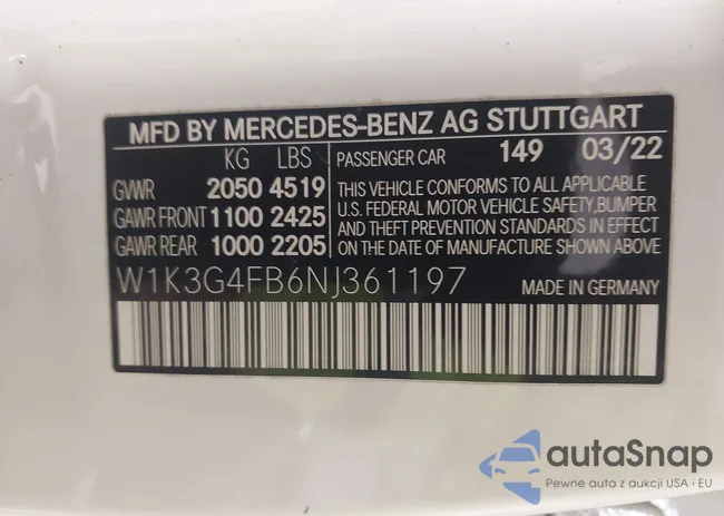 W1K3G4FB6NJ361197: 44131116