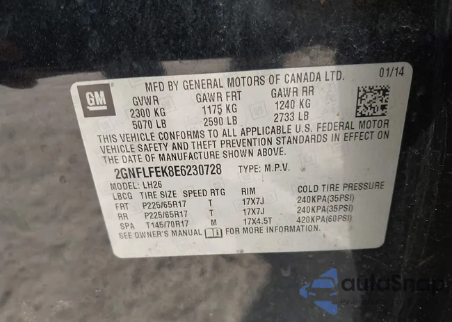 2GNFLFEK8E6230728: 44131286