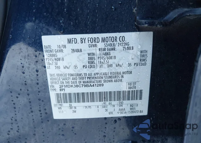 2FMDK38C79BA41289: 44131306