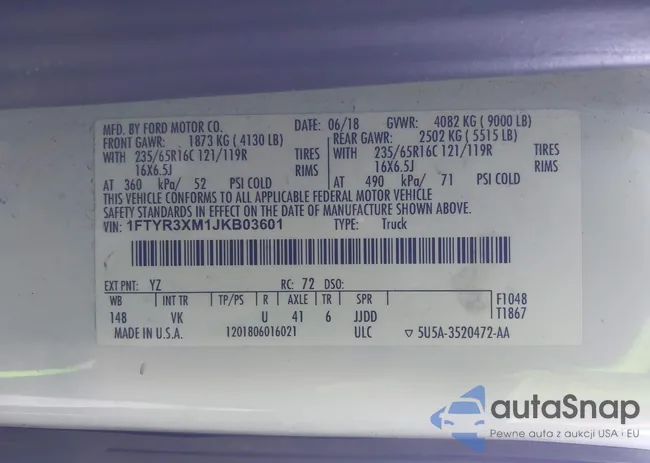 1FTYR3XM1JKB03601: 44132513