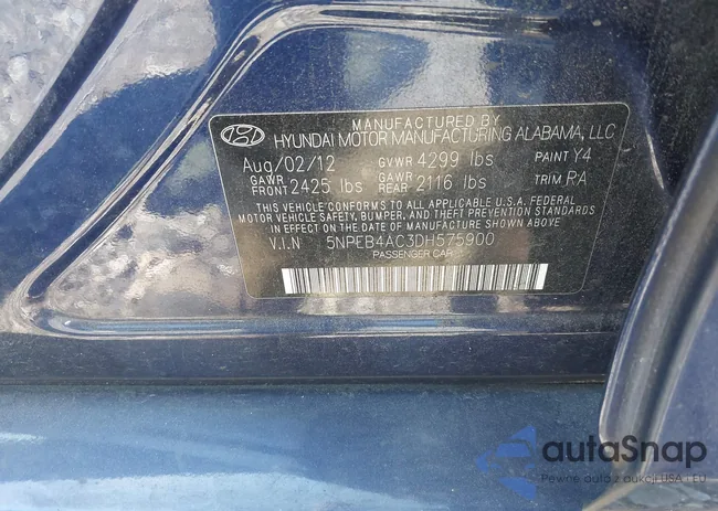 5NPEB4AC3DH575900: 44132627