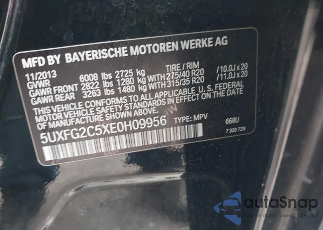 5UXFG2C5XE0H09956: 44132704