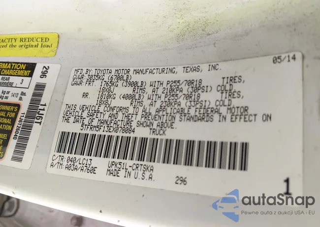 5TFRM5F13EX078084: 44132737