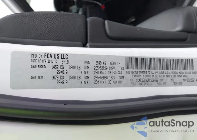 1C4RJECG5KC556462: 44132743