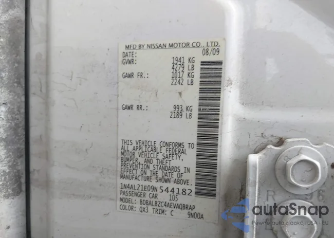 1N4AL21E09N544182: 44132867